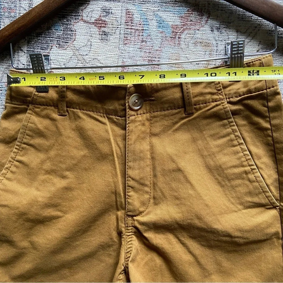 LOFT High Waist Twill Shorts Size 00 Brown Bronze NEW “The Washed Twill Short” - Picture 12 of 15